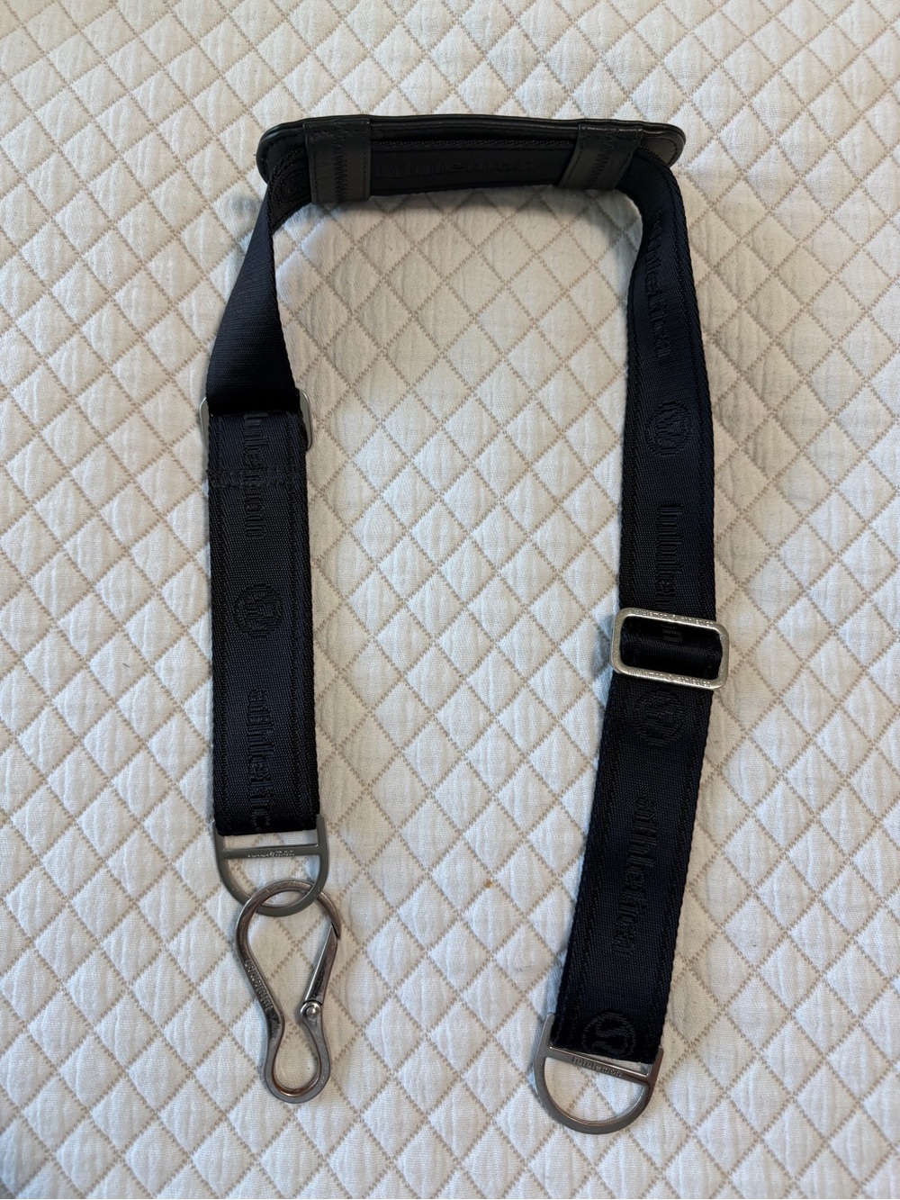 Lululemon Athletica Black Duffle Bag Replacement Shoulder Strap w/ Pad